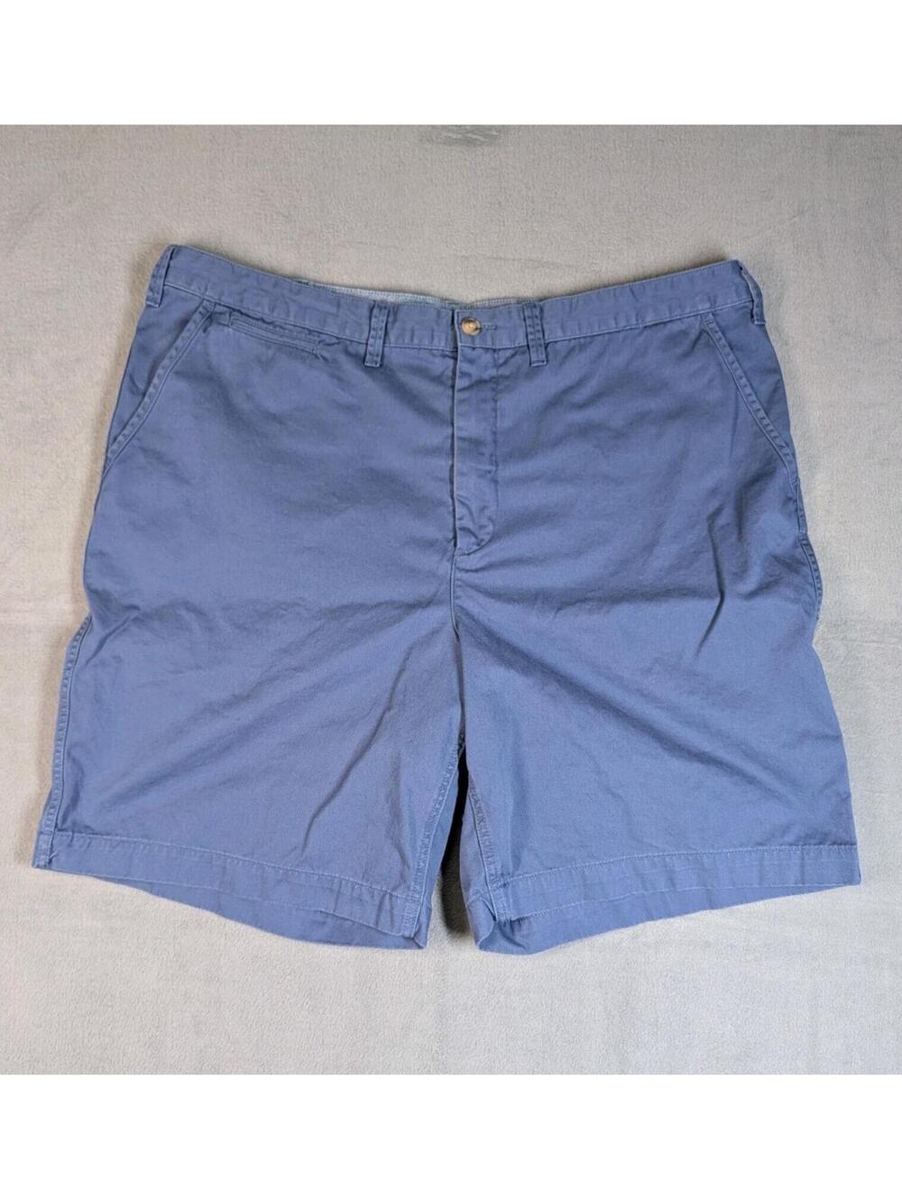 Polo Ralph Lauren Mens 42 Blue Chino Shorts Classic Casual Golf Preppy Style